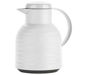 Emsa Samba Vacuum 1l bílá / Vakuová konvice (termoska) / Quick Press 