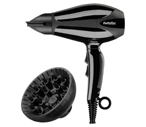BaByliss Compact Pro / Fén na vlasy / 2400W / 3 teploty / 2 rychlosti / Difuzér / 2x koncetrátor