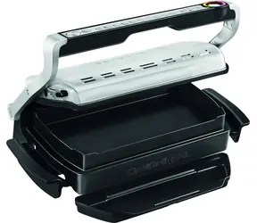 Tefal Optigrill+ XL GC724D12 + zapékací mísa stříbrný / Kontaktní gril / 2000 W / 9 programů / Gril. plocha: 800cm2