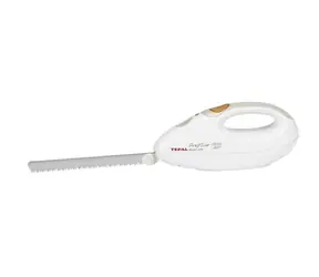 Tefal Prep´Line 8523 bílá / elektrický nůž / 100 W / 2 lopatky / nerezová ocel