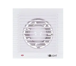 Solight AV02 axiální ventilátor s časovačem / 100mm / 13W / 80m3-h