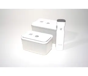 Zwilling Fresh & Save 7dílná vakuovací sada M&L (plast) / 2x vakuový plastový box / 4x vakuový sáček / 1xVakuovací pumpa