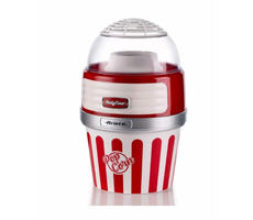 Ariete 2957-00 Party Time červená / Velký popcornovač / 1100 W / 60 g za 2 min.