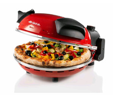 Ariete 909 červená / Pec na pizzu / 1200 W / průměr 33cm / max 400°