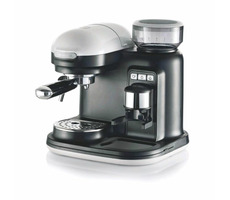 Ariete 1318 Moderna Espresso stříbrná / Pákový kávovar / 1080 W / 0.7 l / 15 bar / mlýnek