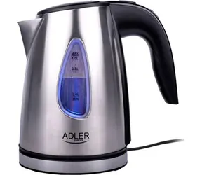 Adler AD 1203 stříbrná / Rychlovarná konvice / 1630 W / 1 L 