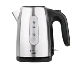 Adler AD 1273 stříbrná / Rychlovarná konvice / 1200 W / 1 L