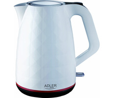 Adler AD 1277 bílá / Rychlovarná konvice / 2200 W / 1.7 L