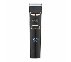 Adler AD 2832 / Zastřihovač na vlasy / 4 nástavce / 3 & 6 & 9 & 12 mm / LCD / černá