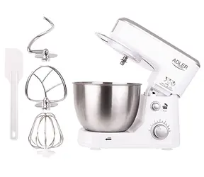 Adler AD 4216 / Kuchyňský robot / 500 W / 4 L / 6 rychlostí / Odšťavňovač / hnětení / mixování / šlehání