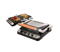 Lauben Contact Grill 2000SB / kontaktní gril / 2000 W / plocha 1500 cm-2 / 60-230 °C / časovač / odnímatelné plotýnky