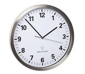 TFA 60.3523.02 - Nástěnné DCF hodiny  s tichým chodem