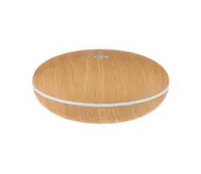 Airbi MAGIC Aroma difuzér s možností osvětlení světlé dřevo / LED osvětlení 7 barev / 2 intenzity / 400 ml 