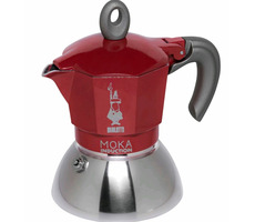 Bialetti MOKA Induction konvička na 2 šálky červená 100 ml / doprodej
