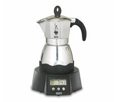 Bialetti MOKA Easy Timer konvička na 6 šálků stříbrná / 270 ml