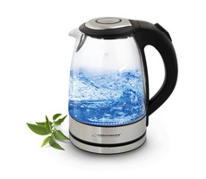 Esperanza EKK012 rychlovarná konvice skleněná / 2200 W / 1.7 L / LED podsvícení