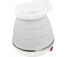 Esperanza EKK023 rychlovarná konvice skládací bílá / 750 W / 0.5 L / silikonová