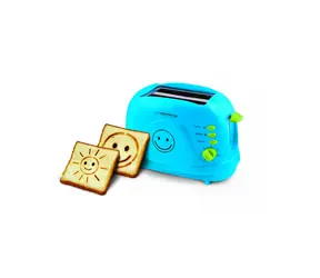 Esperanza EKT003B SMILEY multifunkční topinkovač 3v1 modrá / 750 W / 7 stupňů opékání