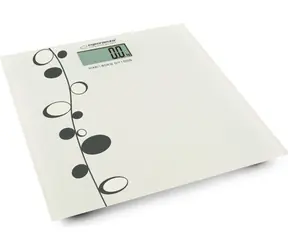 Esperanza EBS005 Zumba osobní digitální váha bílá / 180 kg / tvrzené sklo / indikace slabé baterie