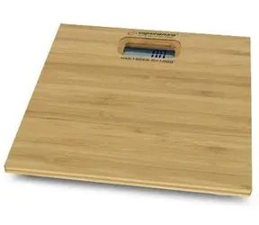 Esperanza EBS012 Bamboo osobní digitální váha hnědá / 180 kg / bambusový motiv
