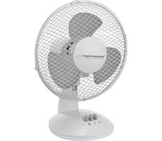 Esperanza EHF004WE Zephyr stolní ventilátor bílo-šedá / 30 W / 2 stupně otáček