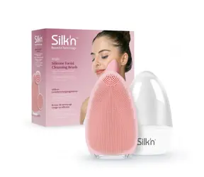Silk'n Bright růžová / čisticí přístroj na obličej / 7 rychlostí / až 8000 vibrací za min.