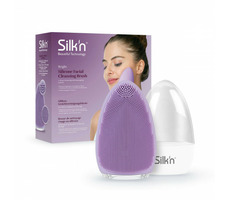 Silk'n Bright fialová / čisticí přístroj na obličej / 7 rychlostí / až 8000 vibrací za min.