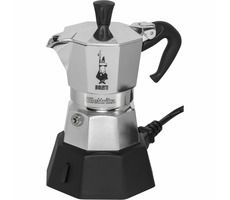 Bialetti MOKA Elettrika elektrická moka konvička na 2 šálky 90 ml stříbrná