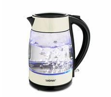 Zelmer ZCK8011I černo-béžová / Rychlovarná konvice / 2200 W / 1.7L / sklo / LED světlo