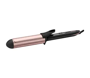 BaByliss C453E černo-růžová / Kulma na vlasy / 38 mm / 160-210 °C / 6 teplot / automatické vypínání