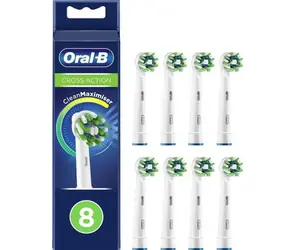 Oral-B EB 50-8 CrossAction bílá (8 ks) / náhradní hlavice rotačního kartáčku / pro kartáček Oral-B Cross Action / doprodej