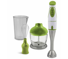 Esperanza EKM003G Pesto bílo-zelená / tyčový mixér / 450W / 2 rychlosti / příslušenství