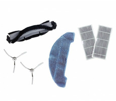 UMAX U-Smart Laser Robot Accesories / Hlavní kartáč & 2x Boční kartáček & 2x Hepa filtr & 1x Textilní hadřík k vytírání
