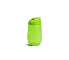 Munchkin - Hrneček s brčkem Simple Clean 296ml - zelená / od 12 měsíců