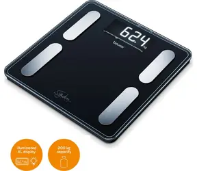 Beurer BF 400 černá / diagnostická váha / LCD / BMI / max 200 kg 