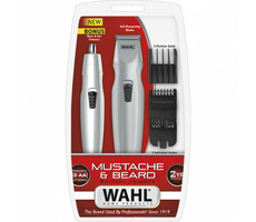 Wahl 5606-308 Mustache & Beard Combo / zastřihovač vousů / šířka čepele: 30 mm / min. 0.5mm / 3x AA 