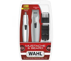 Wahl 5606-308 Mustache & Beard Combo / zastřihovač vousů / šířka čepele: 30 mm / min. 0.5mm / 3x AA 