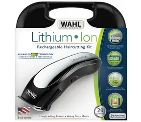 Wahl 79600-3116 Lithium Ion Premium / zastřihovač / Šířka čepele: 46 mm / min. 0.7mm / 10 nástavců