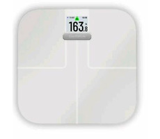 Garmin Index S2 bílá / osobní váha / displej / Bluetooth / Wi-Fi / 4 x AAA baterie 