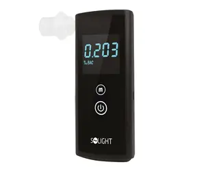 Solight 1T04A Alkohol tester / Alkohol tester s rozpětím měření 0.0 - 3‰ BAC / přesnost: ± 0,1‰