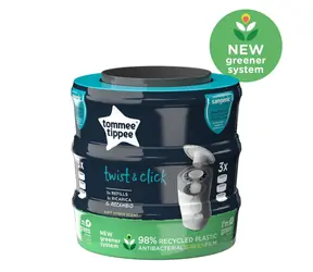 Tommee Tippee Twist & Click náhradní kazety, 3 ks