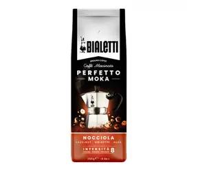 Bialetti Perfetto Moka Hazelnut 250 g / mletá káva / 80% Arabica & 20% Robusta 