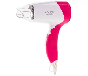 Adler AD 2259 růžová / Fén na vlasy / 1200 W / 2 teploty / 2 rychlosti / Koncentrátor  / doprodej