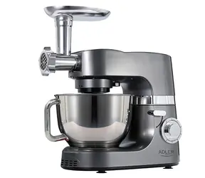 Adler AD 4221 stříbrná / Planetární kuchyňský robot / 2200 W / 7 L / 6 rychlostí 