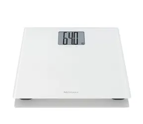 Medisana PS 470 bílá / osobní váha / Pro XL osoby / LCD displej / nosnost až 250 kg / tvrzené sklo (6mm)