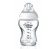 Tommee Tippee Kojenecká láhev C2N 250ml skleněná / od 0 měsíců