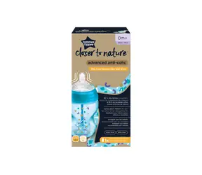 Tommee Tippee Kojenecká láhev C2N ANTI-COLIC Boy 260ml / od 0 měsíců
