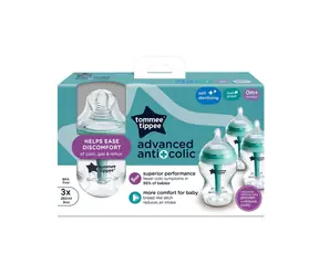 Tommee Tippee Kojenecká láhev C2N ANTI-COLIC 260ml 3ks / od 0 měsíců