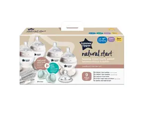 Tommee Tippee Sada kojeneckých lahviček C2N s kartáčem