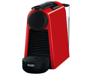 DeLonghi EN85.R Nespresso Essenza Mini červená / Automatický kávovar / na kapsle Nespresso / 1370W / 19 bar / 0.5 L